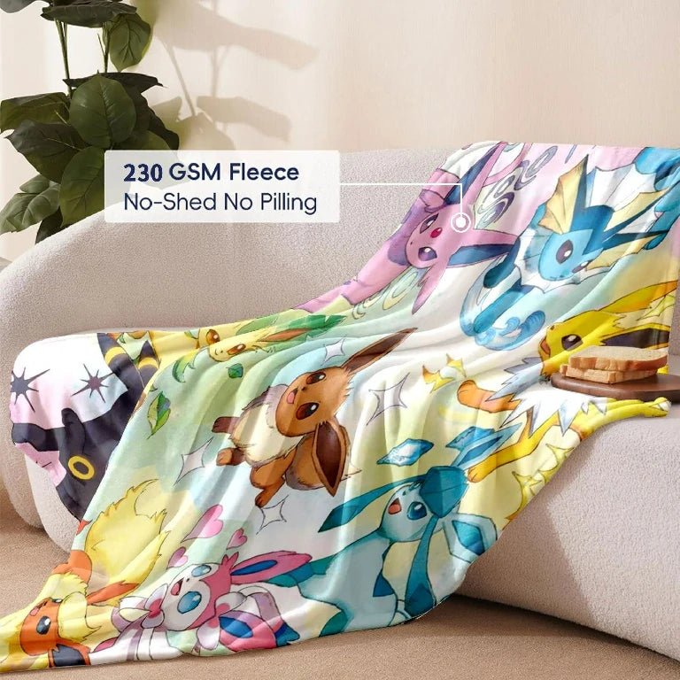 Eeveelutions Flannel Blanket