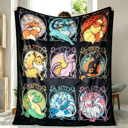 Eeveelutions Flannel Blanket