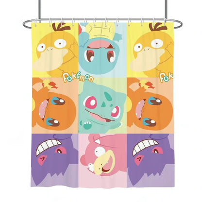 Pokemon Shower Curtain