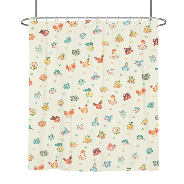 Pokemon Shower Curtain