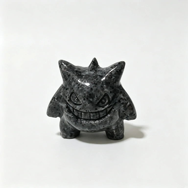 Gengar Fire Stone Statue