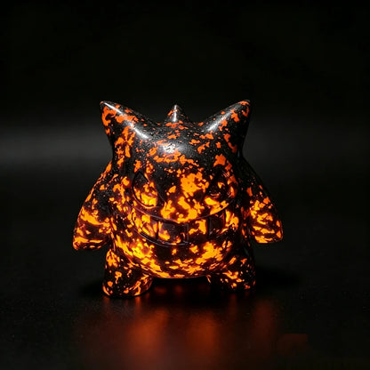 Gengar Fire Stone Statue