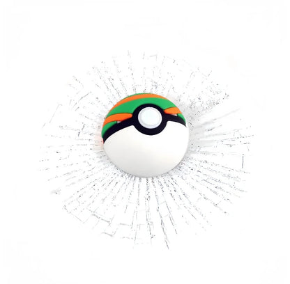 Poke Ball Shattering Car Sticker