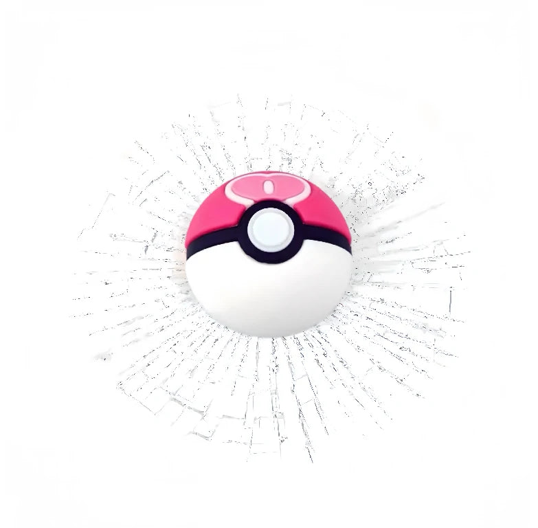 Poke Ball Shattering Car Sticker