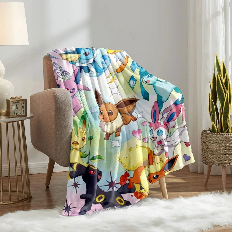 Eeveelutions Flannel Blanket