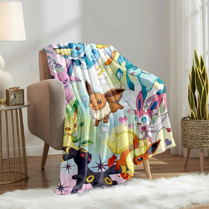 Eeveelutions Flannel Blanket