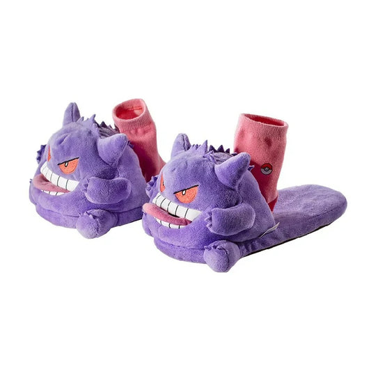 Gengar Plush Slippers