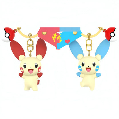 Plusle & Minun Couple Keychain(2 pieces)